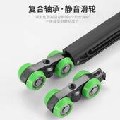 双向缓冲按袋弹式 口袋门配口袋门五金配推件吊轮拉滑铝轨实木框门