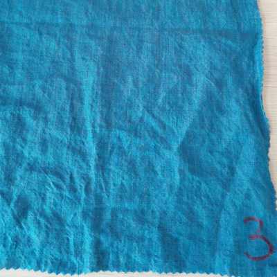 裙装面料 现货上衣l5941春夏色织撞高密亚麻裤装高支纯布列色系