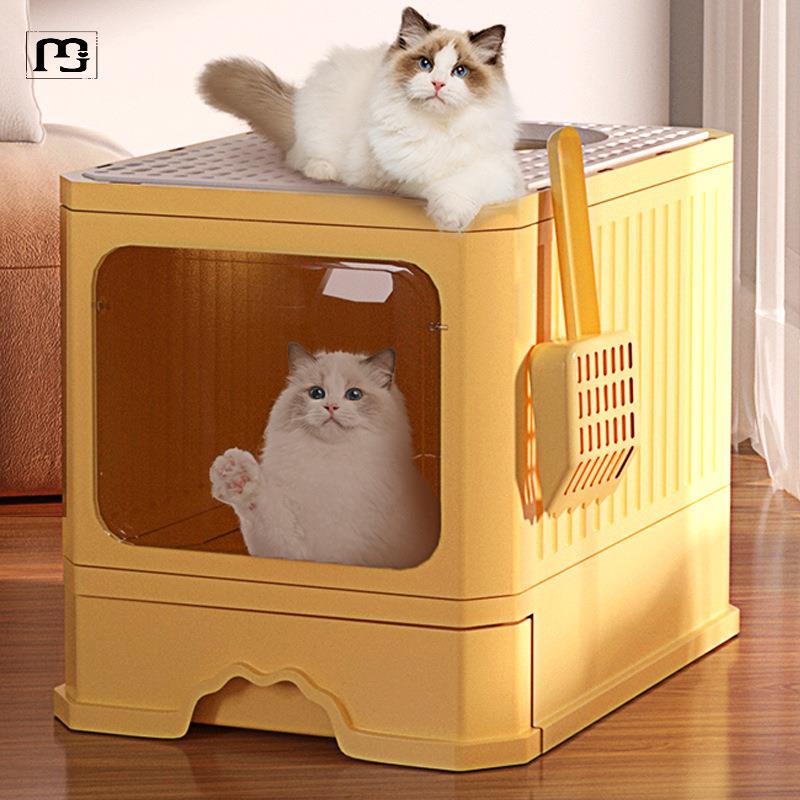 科迎猫砂盆超大号全封闭式猫咪厕所猫沙盆子防外溅大猫幼猫除臭