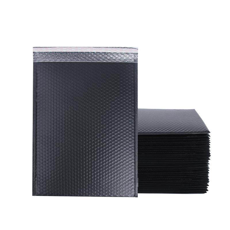 新款直销珠光膜气泡袋黑色打包批量快递袋加厚信封泡沫袋粉色共挤