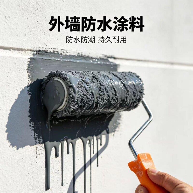 色聚酯矽橡胶补外墙防水涂料属红橡胶天沟防水漏彩钢瓦 金翻新改