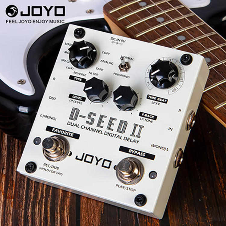 JOYO卓乐吉他立体声数字延迟单块效果器LOOPER循环录音D-SEED II