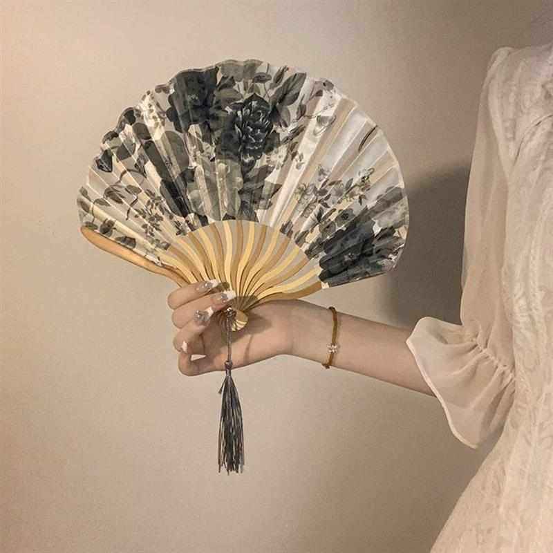 小扇子折扇古风ins中国风汉服古典舞蹈古装折叠摆拍道具贝赵之吴,居家日用,扇子,淘宝优惠券,粉丝福利购,淘宝优惠卷