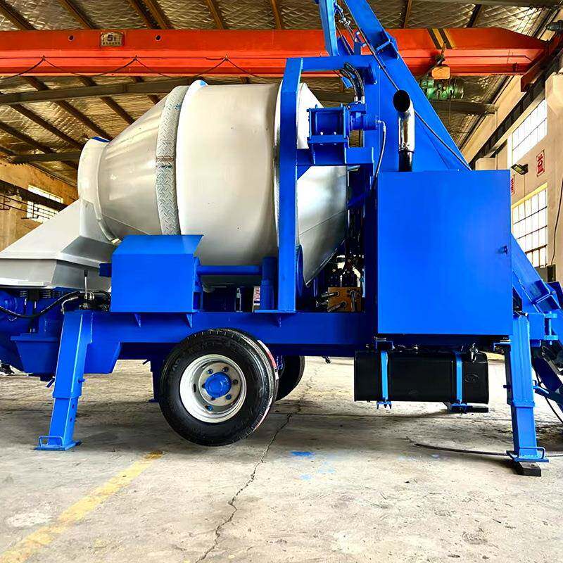 混一凝土960搅输送泵拌车施工混凝水泥砂浆搅拌机地泵输送搅土拌