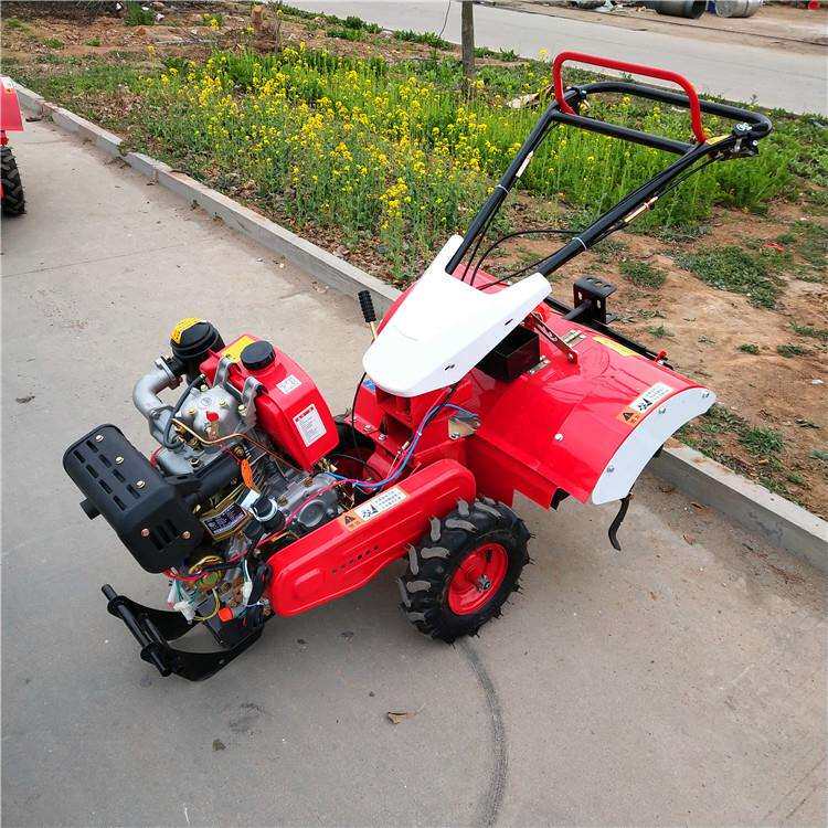 170汽油四驱微耕机 果园大棚旋耕松土机 小面积作业微耕机
