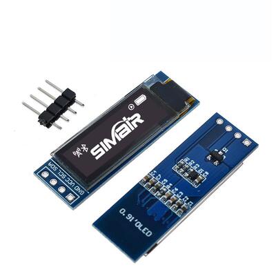 IIC串口 0.91B寸OLED屏幕1306 lcd12832点阵显示屏 高清工业 低温