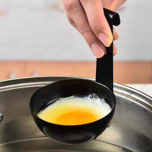 Ear-hook style poached egg mold for quick steaming, a tool f