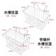 不锈钢水槽沥水挂篮 厨房收纳篮子水槽置物架 抹布收纳架挂架双层