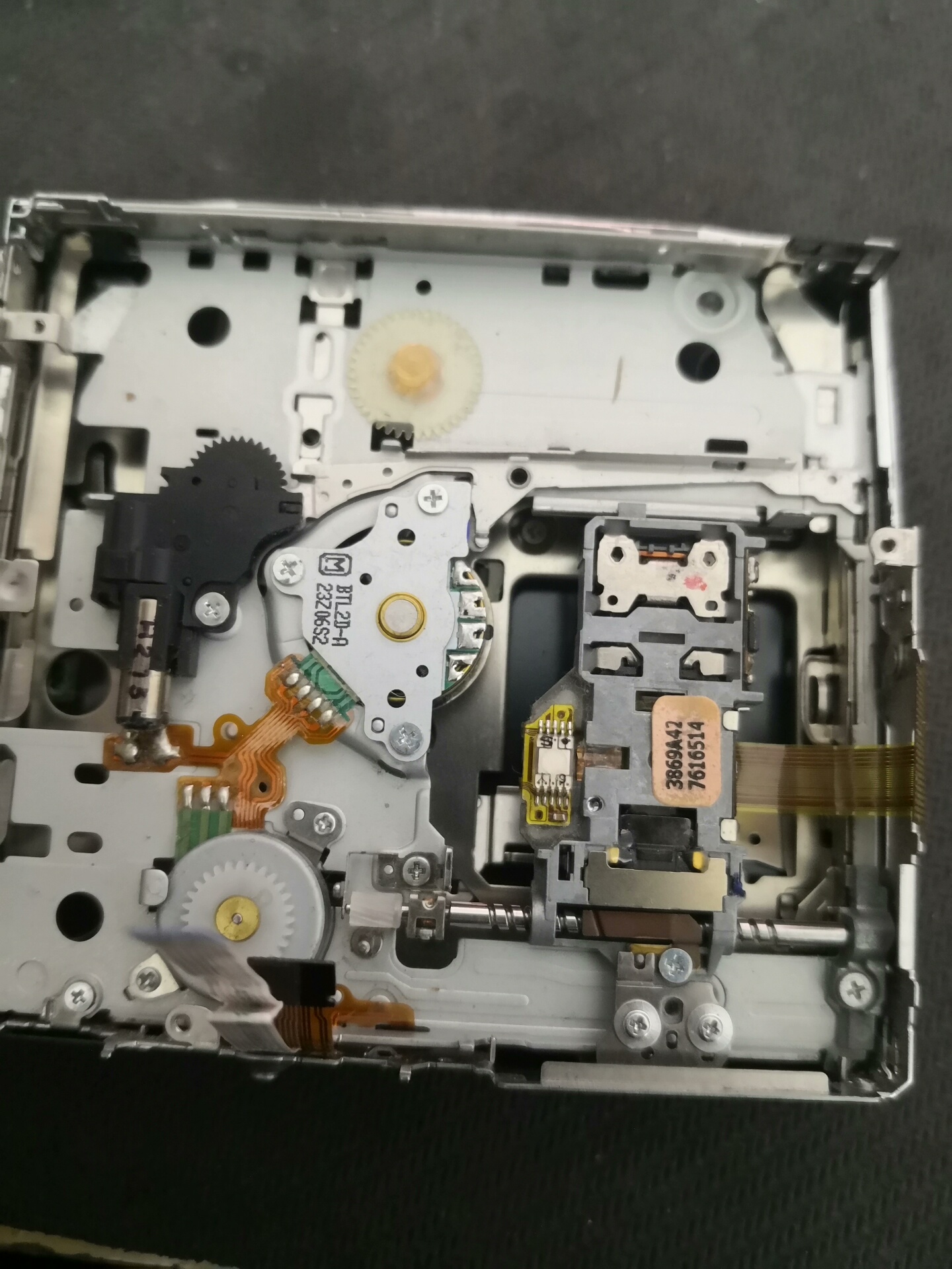 샤프 MD 플레이어용 리드 가이드 기어 DR77 (신품) 3