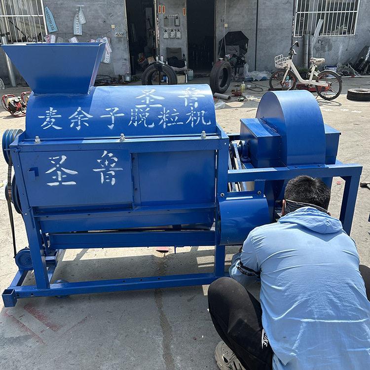 稻壳除粉尘去除麦糠中灰尘脱粒机振动筛水稻壳子除尘清选机器机