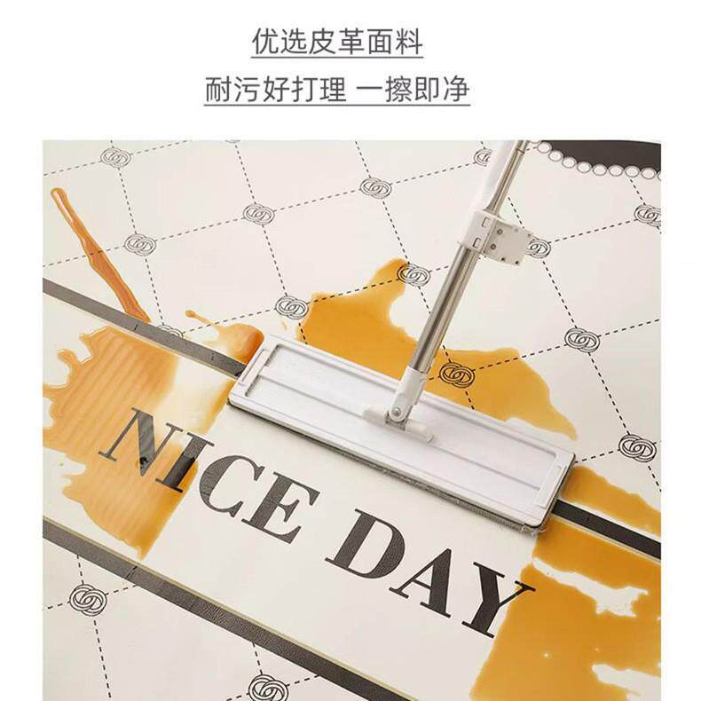 轻奢入户门地垫pvc普通皮革耐毛绒/玩偶/公仔/布