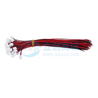 杜邦线ZX-XH2.54-2PBXC XH2.54 2P 200MM UL1007 单头双线