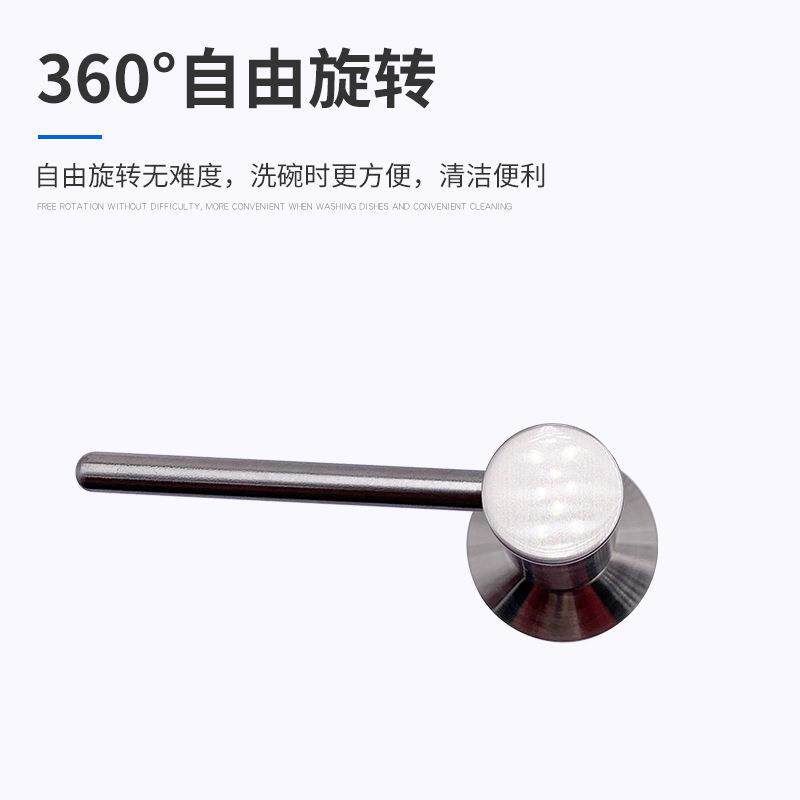 厨房水槽手动皂液器铜材制泵头皂液器酒店洗手液机给皂器