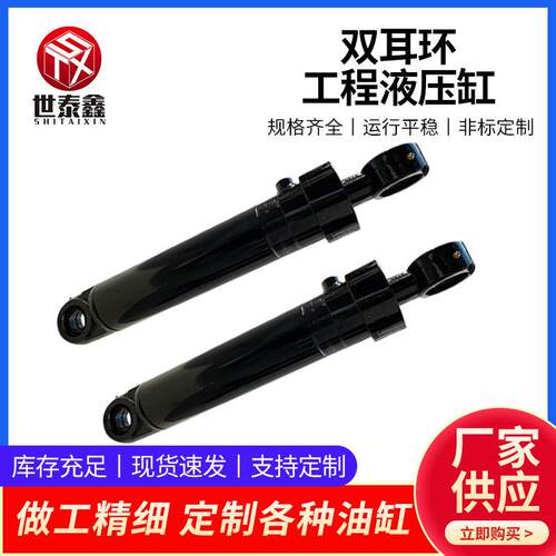 厂家单耳环双耳环货梯升降举升HSG工程活塞式液压油缸农用车油缸