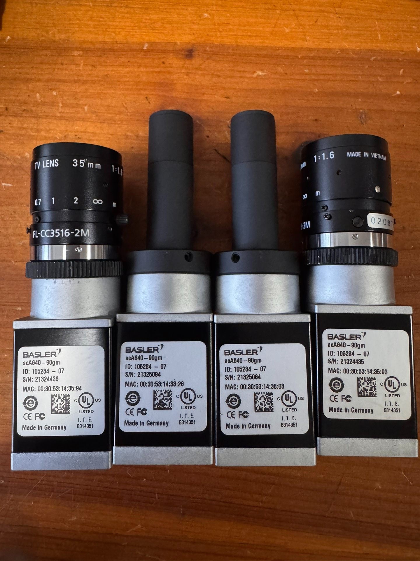 Basler 巴斯勒 Aca640-90gm ，成色漂亮功能