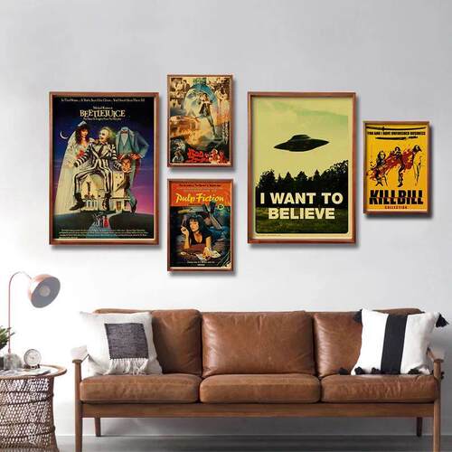 Buy Three Get Four Classic Movie Posters Kraft Paper Prints