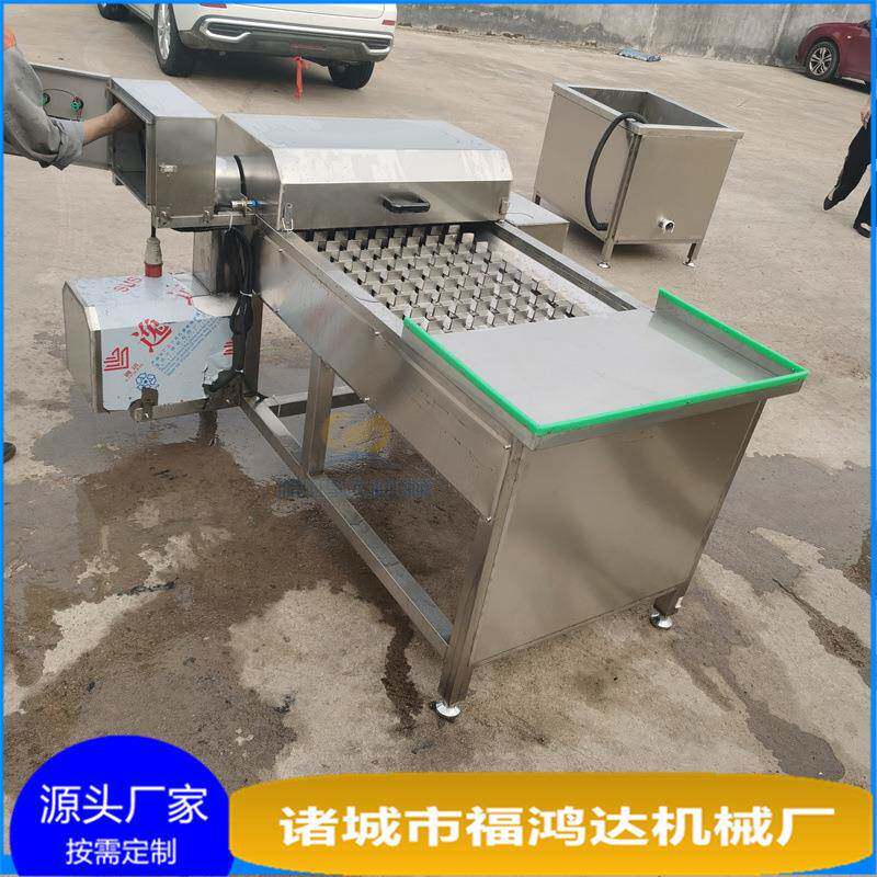 秋刀鱼生产罐头成套设备带鱼切断机型号微冻刀鱼切段机