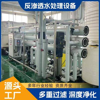 工业反渗透水处理设备单级反渗透设备RO纯水设备大型商用净水设备