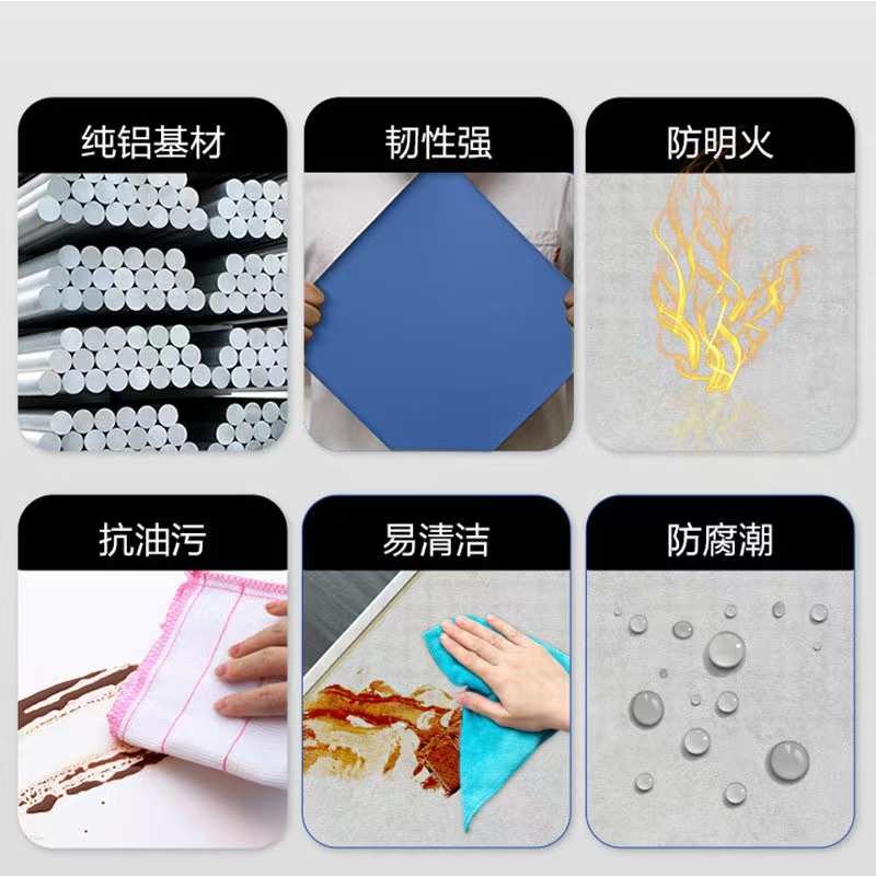 常州厨房卫生间阳台天花板集成吊顶铝扣板300*300600*600烤漆安装