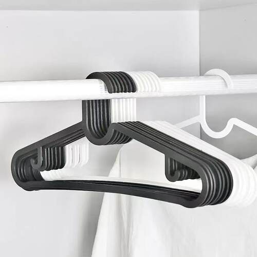 Minimalist Black and White Clothes Hanger for Dorm Balcony,