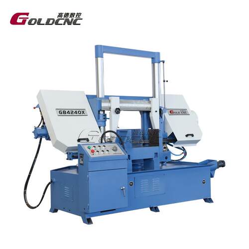 GB4240X重型双立柱龙门卧式带锯床45度锯切金属通用角度带锯床