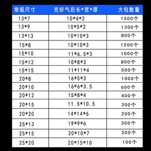 远大充气袋快气打冲包填递IIR充物泡泡袋20 10CM成品发货空袋缓袋