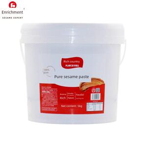 麻酱火锅蘸料富味乡纯芝麻酱5kg桶装 白芝麻酱火锅蘸料拌面酒