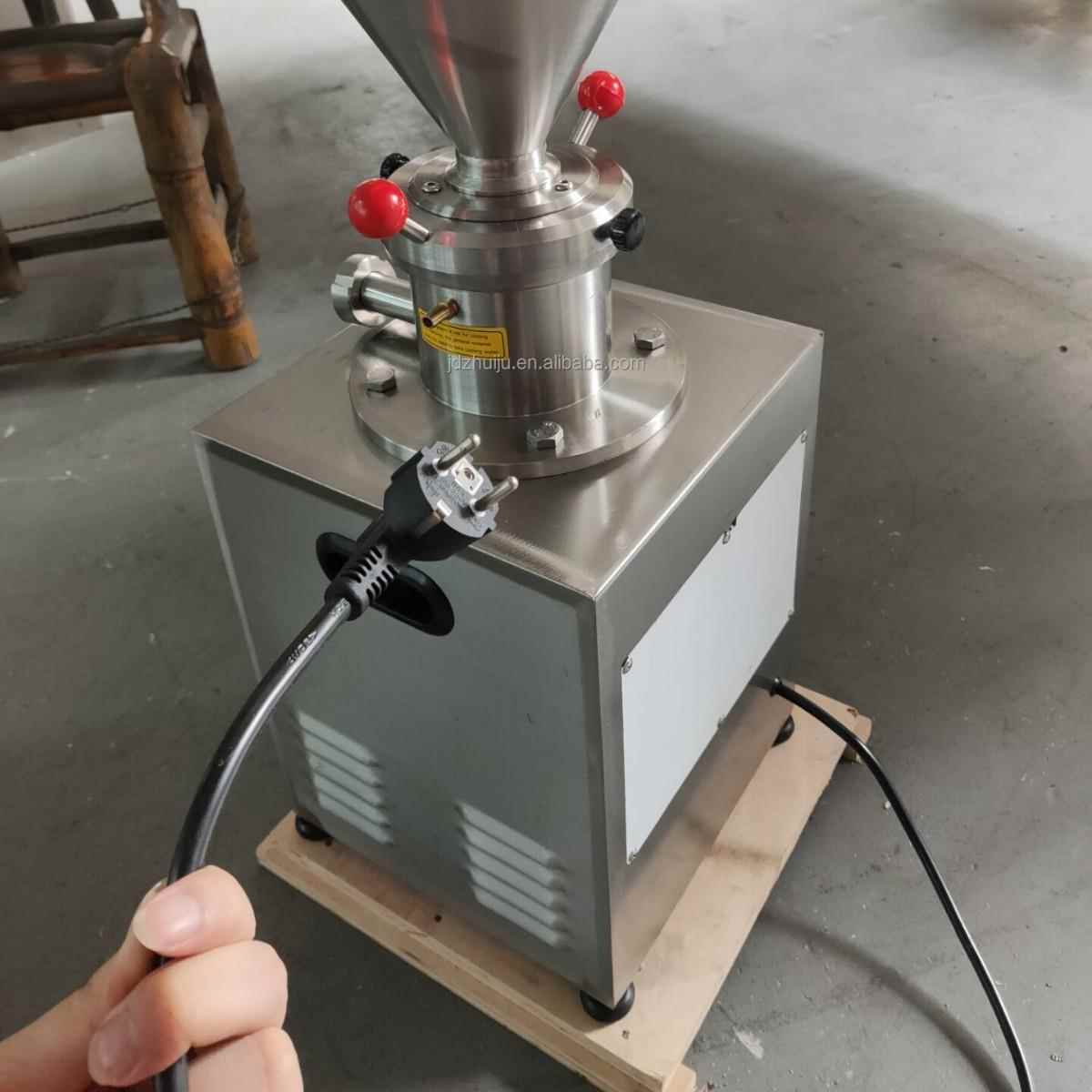 食品级不锈钢胶体磨花生芝麻杏仁可可豆磨酱机