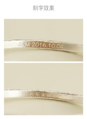 正品惜物《拾光》原创约现做磨砂99足简银手0工纯手镯银大理唯美