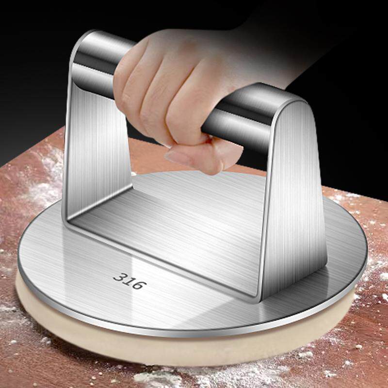 316不锈钢压水饺皮神器圆形压饼器手工葱抓饼烙饼铁板鱿鱼压水饺