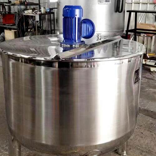 香水用搅拌配料罐日化液体调配罐304不锈钢搅拌桶树脂乳化搅拌罐