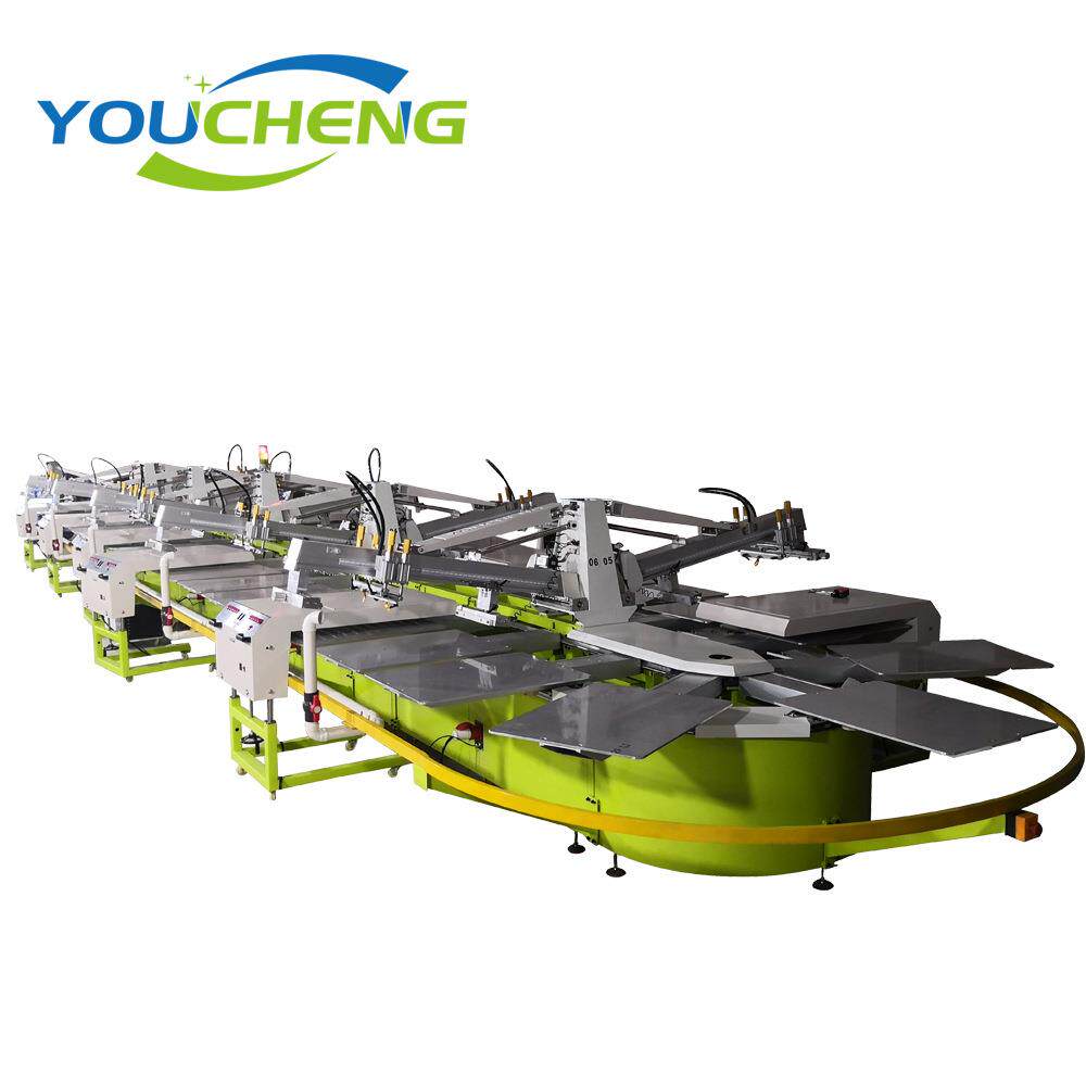 10色36工位椭圆印花机厂家现货椭圆丝网印刷机数码直喷印花机