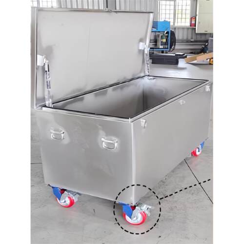 不锈钢工具箱加厚防水满焊储物箱超大号多功能工具收纳箱支持定制