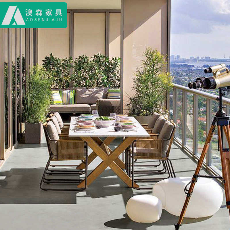 户外桌椅防腐木台休闲藤椅组合庭院露天别墅酒店餐厅阳台藤编椅子,商业/办公家具,商用藤编家具,淘宝优惠券,粉丝福利购,淘宝优惠卷