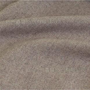 混色斜纹法兰绒呢料50羊毛370克薄半精纺双色粗花呢面料W83324