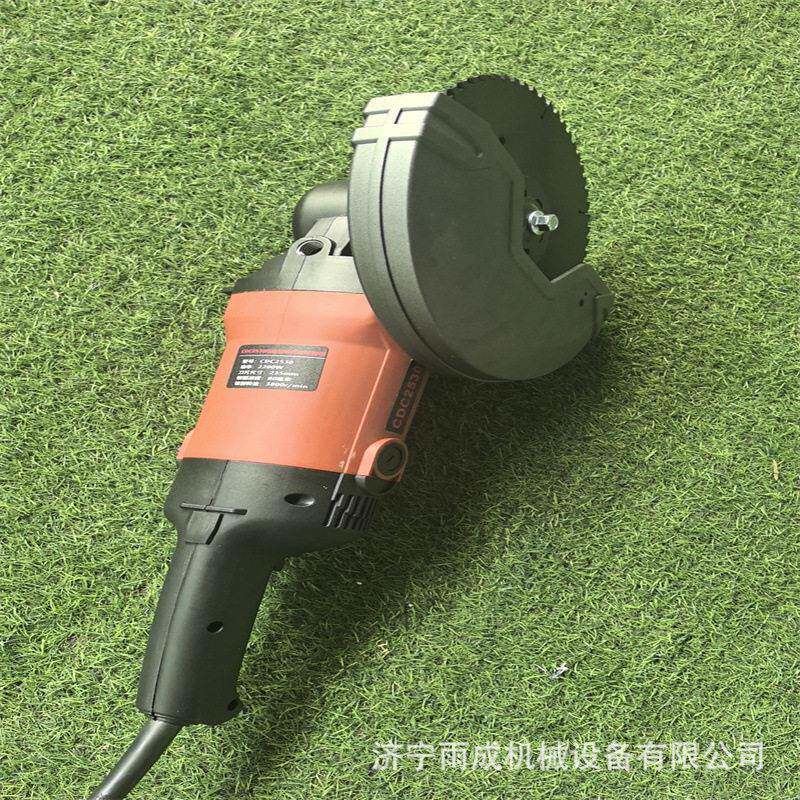 手拿电动双轮异向切割锯 CDC250消防无齿锯 救援金属型材破拆锯