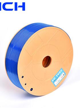 厂家直售气动8软管PU12明/4/6//10/14/16气管管红/蓝PU12*8/黑/透