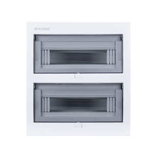 暗装 塑盖空气开关回路箱空开箱PZ30 26回路家用照明配电箱梅兰暗装