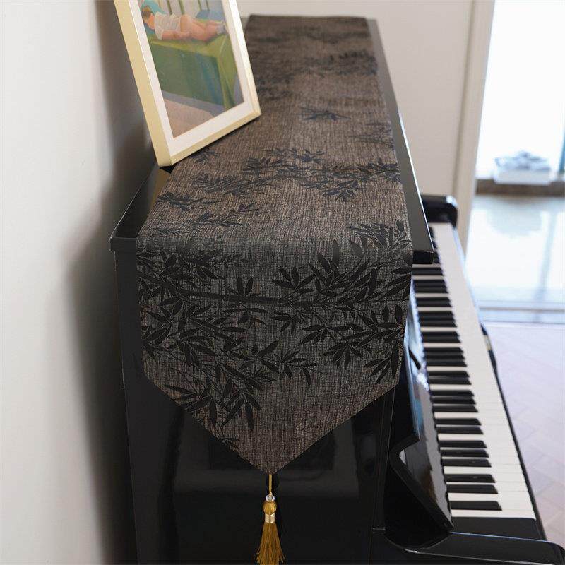 轻奢钢琴披覆 覆古琴旗桌旗装饰盖巾布艺电视柜鞋柜餐柜防尘盖布