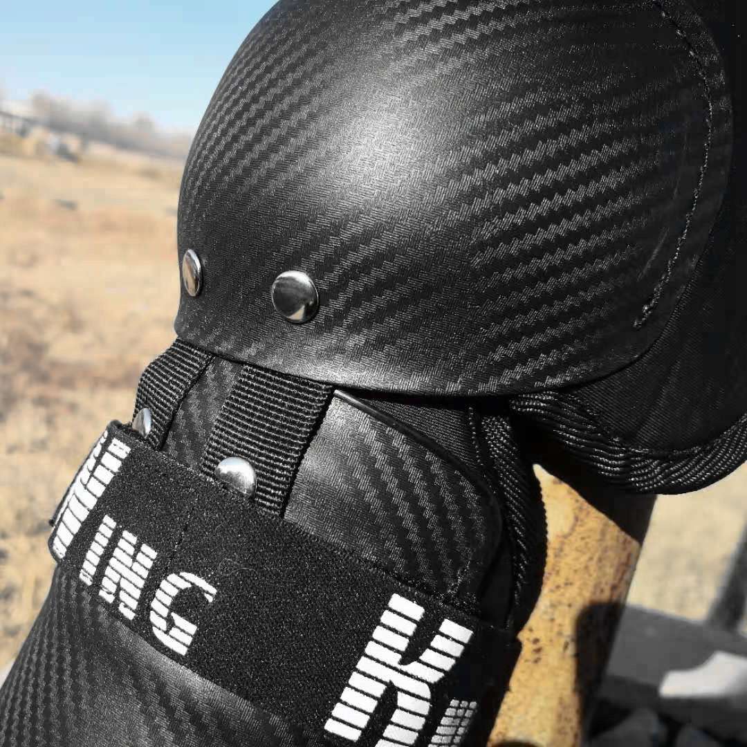 WK翼骑士摩托车电动车越野赛车防摔骑行护膝护具儿童女款防风护腿