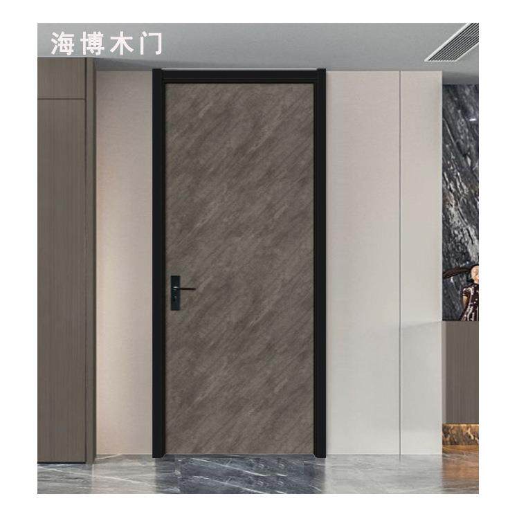 江山木门源头厂家直销外贸室内房间门卧室门PVC MDF 免漆套装门