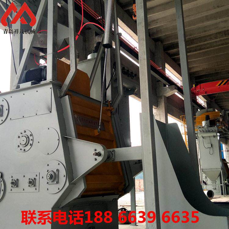 直供金属履带式抛丸机28GN履带抛丸清理机祥茂机械