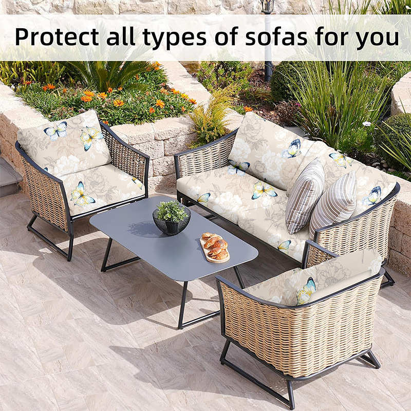 罩长条坐垫发套户沙发庭院沙发发套卡座外沙垫子座垫沙批发