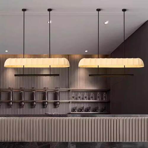 日式餐厅吧台吊灯2025新款餐饮奶茶店前台灯咖啡厅酒店收银台灯具