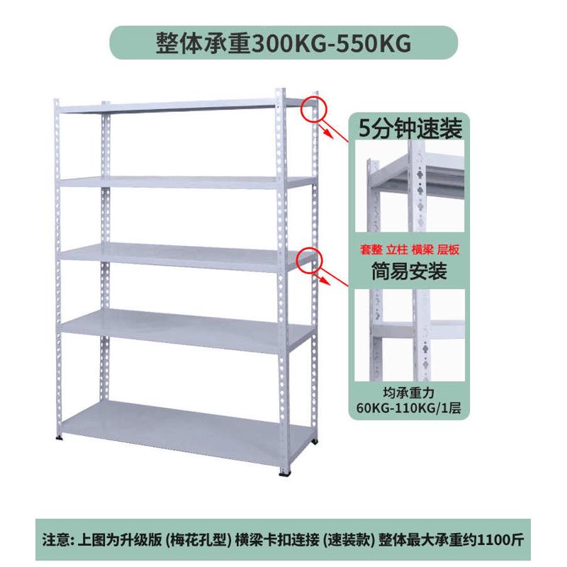 多层收纳超市物家用装架架子物储角钢置速架商用货架厨房简易落地