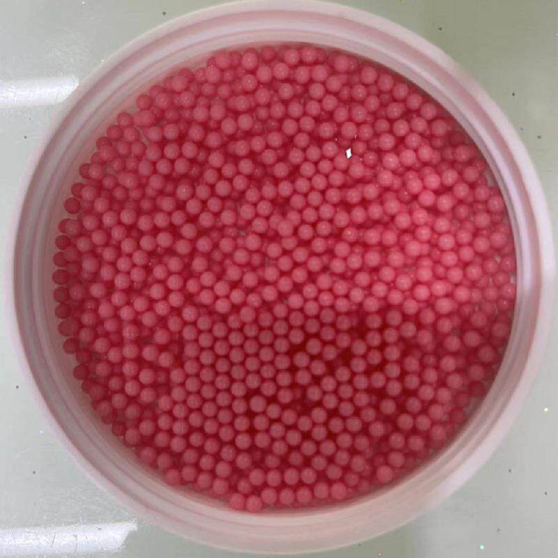 公斤价泡后7-8MM加重加硬磨砂粉水弹磨砂红磨砂透明保水剂吸水珠