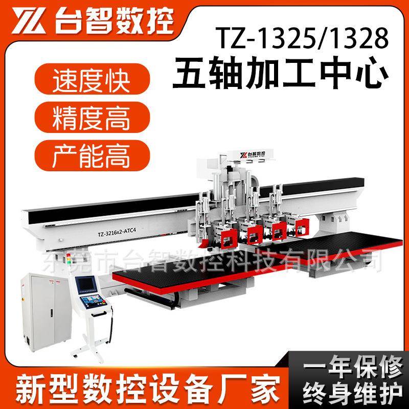 竹木工艺品多功能木工多头数控雕刻机实木家具全自动板材加工中心