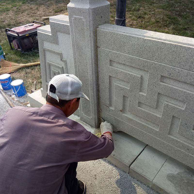 厂家供应石栏杆 汉白玉雕刻石栏板 河道石栏杆