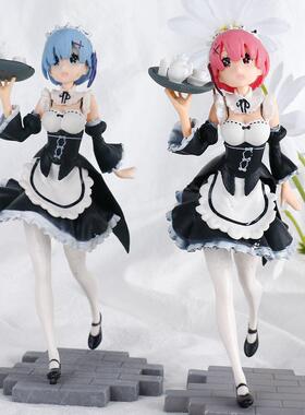 17cm Anime Re:Life in A Different World From Zero Ram Rem Ap