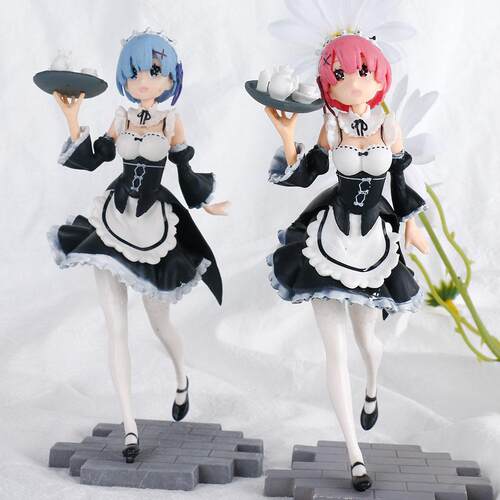 17cm Anime Re:Life in A Different World From Zero Ram Rem Ap